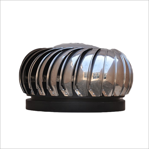 Turbo Ventilator - Sheet Metal, Silver Color | Natural Air Ventilation System for Commercial and Industrial Use