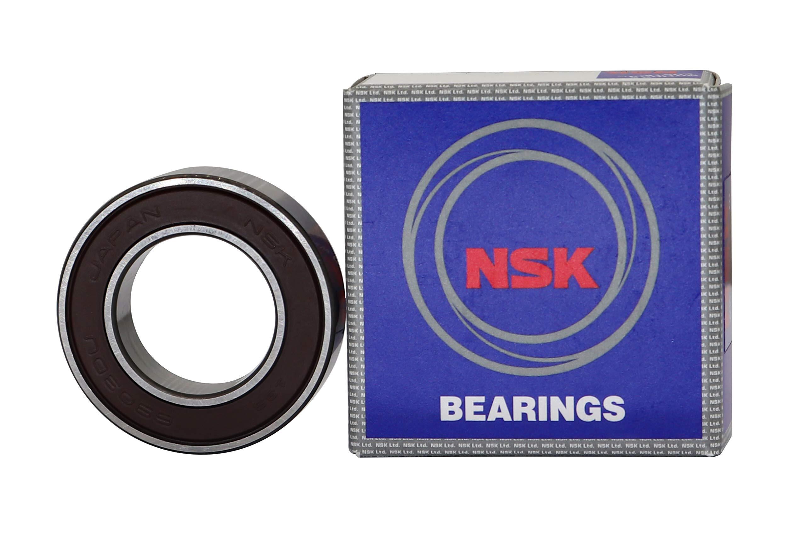Spherical Roller Bearings Nsk - Stainless Steel, Single Row, Silver Color | Grease Lubrication, Durable For Machinery Use