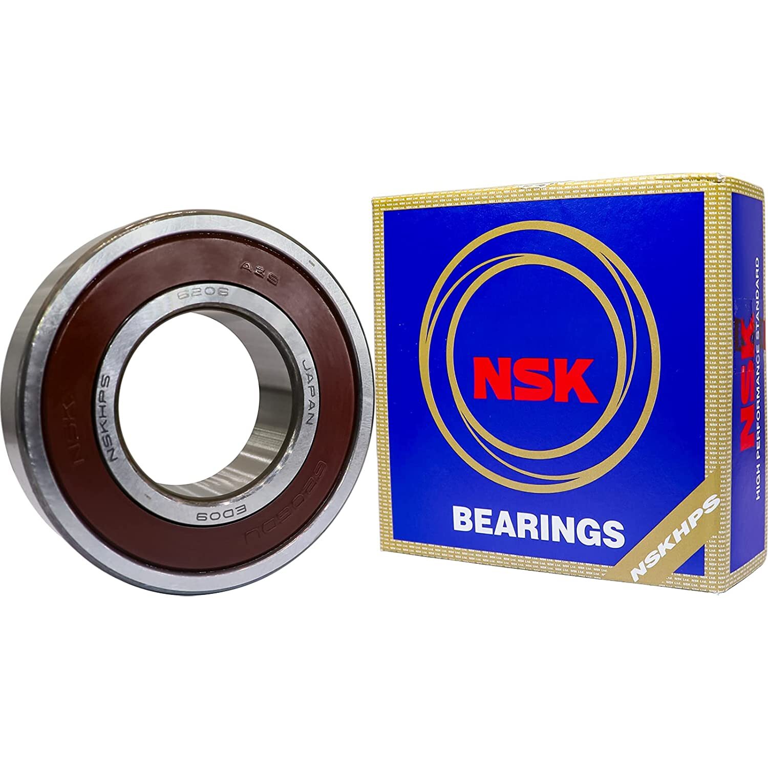 Spherical Roller Bearings Nsk - Stainless Steel, Single Row, Silver Color | Grease Lubrication, Durable For Machinery Use