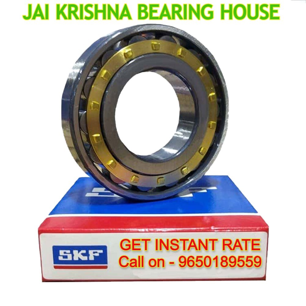 Cylindrical Roller Bearings Skf - Stainless Steel, Single Row, Silver | Grease Lubrication, Low Vibration, Corrosion Resistance, Precision Engineering