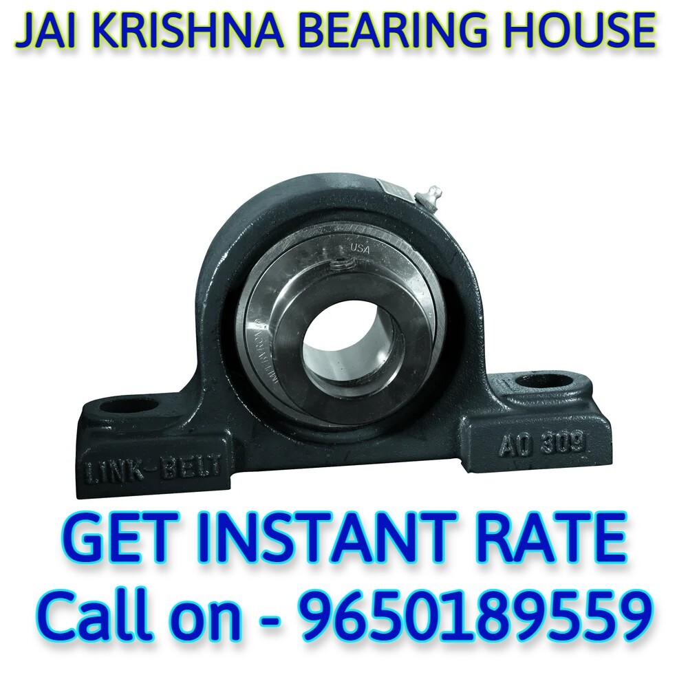 Pillow Block Ball Bearings - Stainless Steel, Double Row, Silver | Oil Lubrication, Designed For Machinery Use