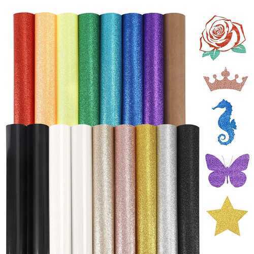 Neon Pu Heat Transfer Vinyl Roll - Vinyl Material, 12 Inches Wide X 10 Meters Long, Multicolor | Perfect For Custom Apparel And Crafts