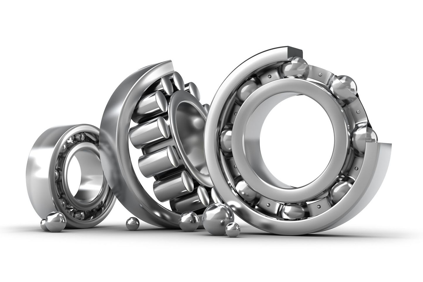 Nrb Bearings - Stainless Steel, Double Row Ball Bearing , Oil Lubrication For Heavy Machinery, Earthmoving Equipment And Vehicles