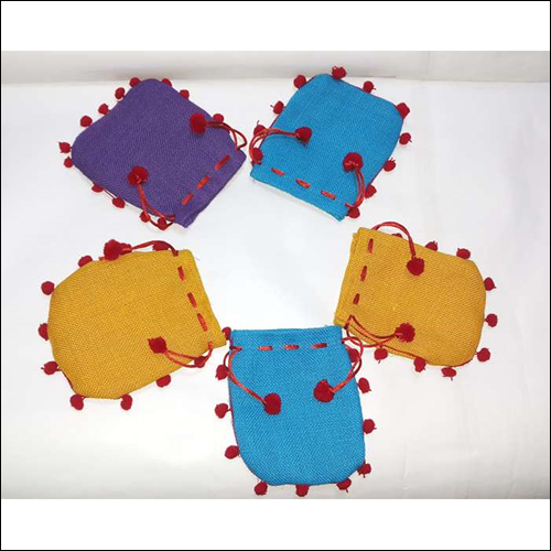 Multicolour Pompom Pouch