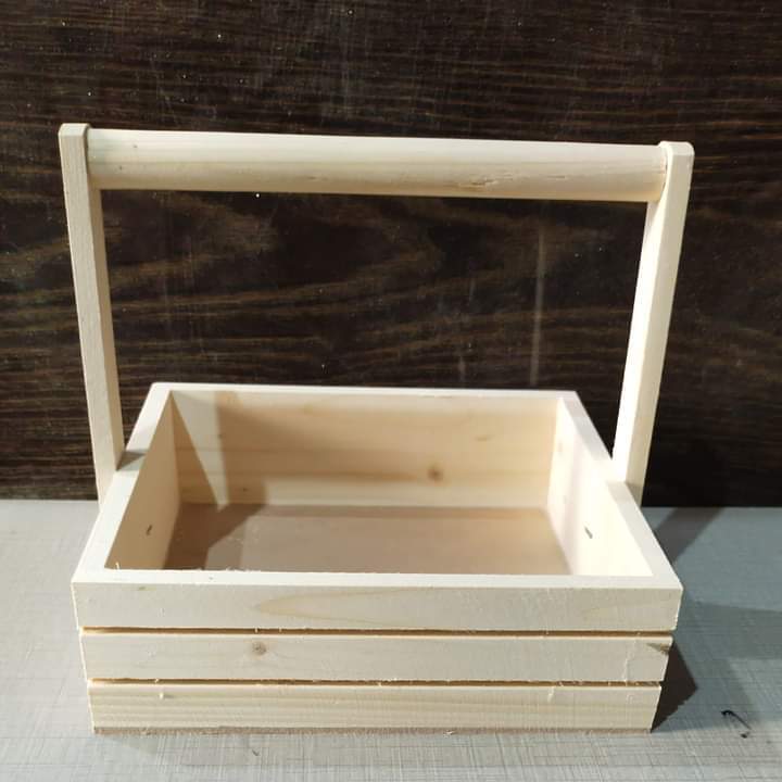 Wood Hamper Tray