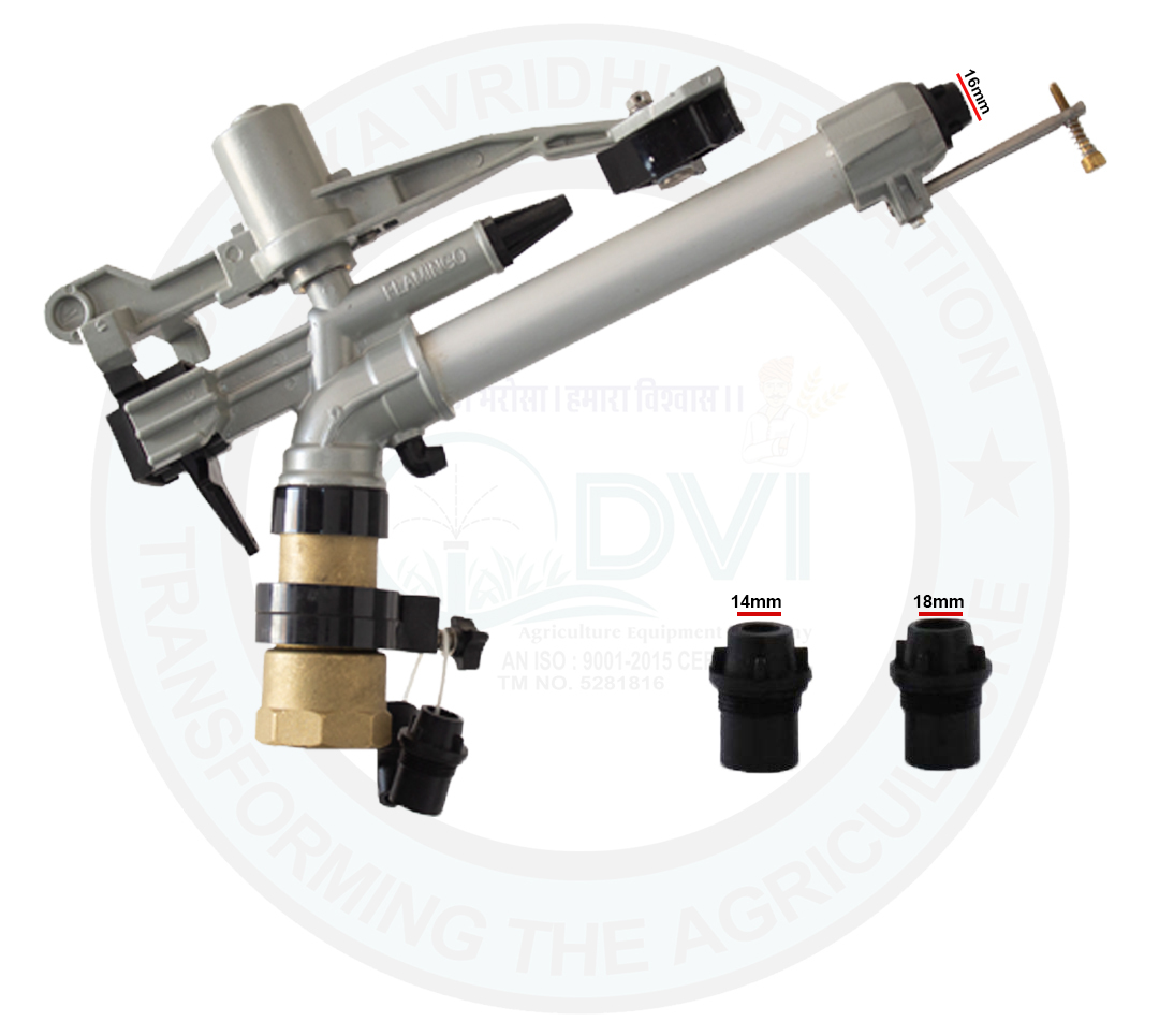 Ht44g Flamingo Rain Gun Diameter: 82 Meter (M)