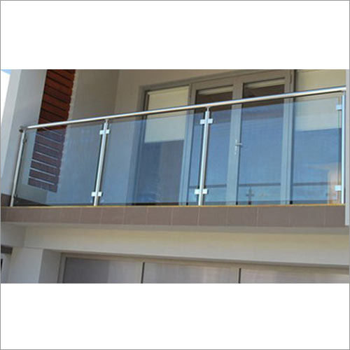 Glass Railing With Glass Length: As Per Requirement Foot (Ft)