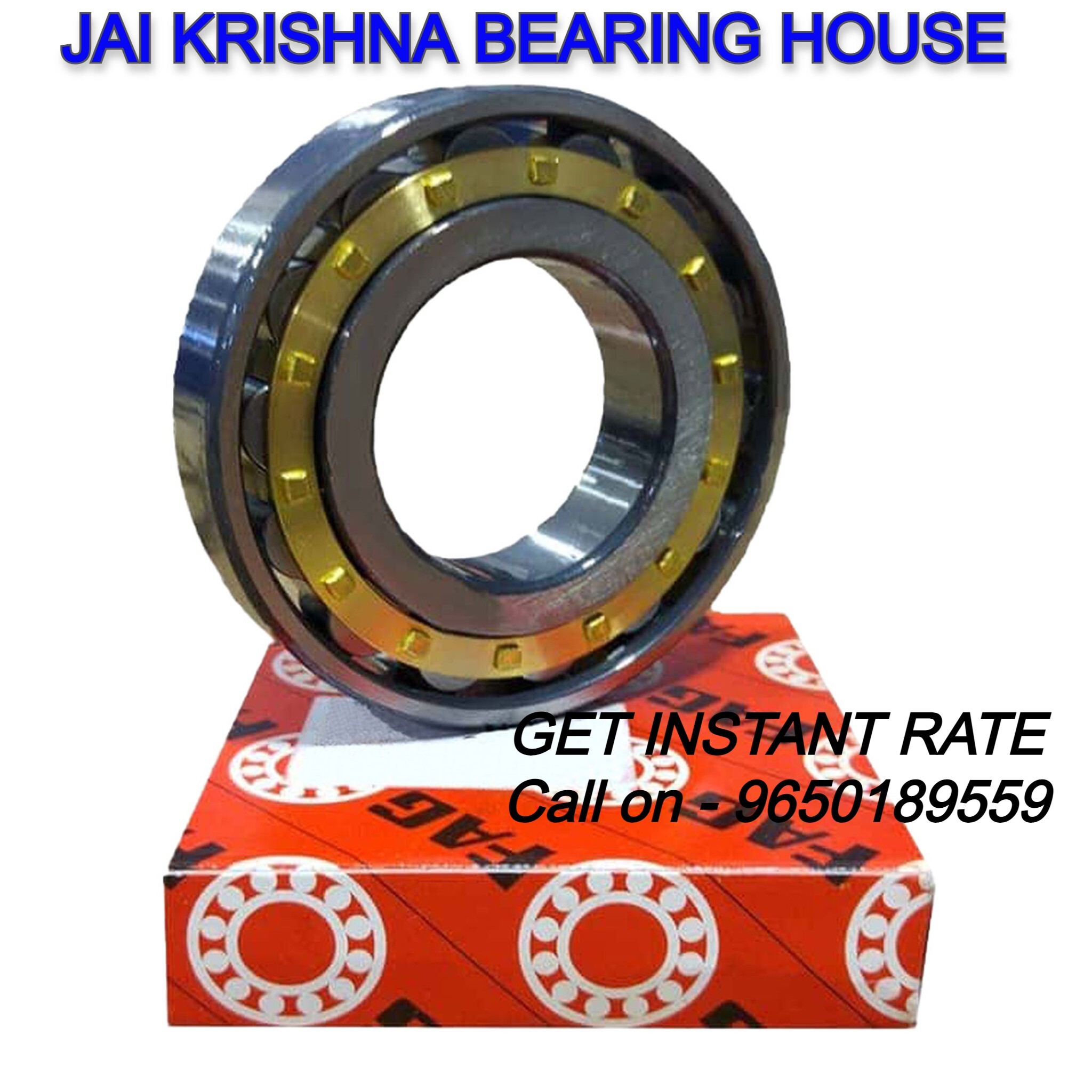 Fag Bearings - Stainless Steel, Double Row, Silver Color | Grease Lubrication, Suitable For Machinery Use, Ball Bearing Type