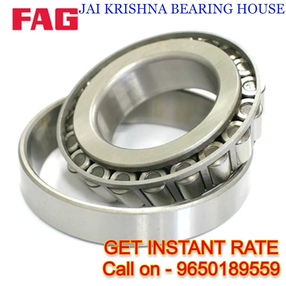 Fag Bearings - Stainless Steel, Double Row, Silver Color | Grease Lubrication, Suitable For Machinery Use, Ball Bearing Type