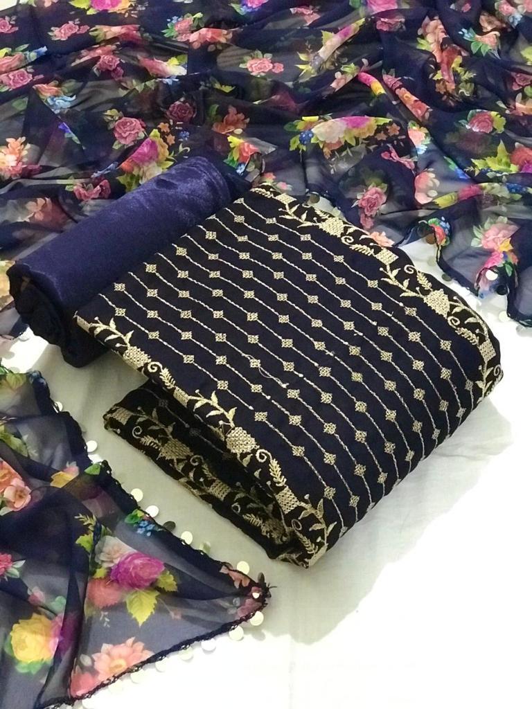 Kurti And Dress Material - Cotton Blend