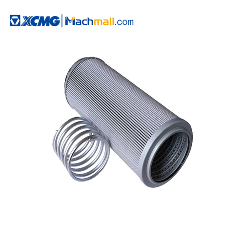 Return Oil Filter - Silver Color, Commercial Use, Compatible with XCMG Wheel Loader LW321F.26-2, Ideal for Efficient Hydraulics