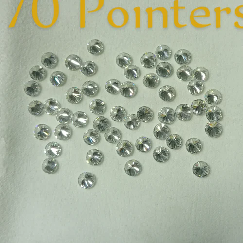 Man Made Diamonds For Ear Stud Diamond Carat: As Per Requirement Carat