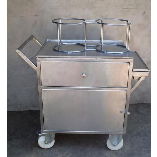 Tea Snack Trolley - Material: Stainless Steel