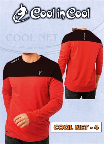 Mens Cotton Full Sleeve T-shirt - Size: S, M, L, Xl | Cool Design For Men, Perfect For Casual Wear And Comfort