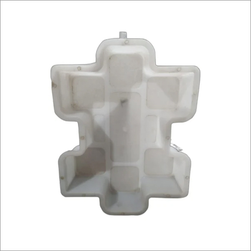 Kachua Paver Block Mould - Plastic Material, 60 mm Thickness, White Color | Versatile Sizes and Shapes for Elegant Paver Block Applications