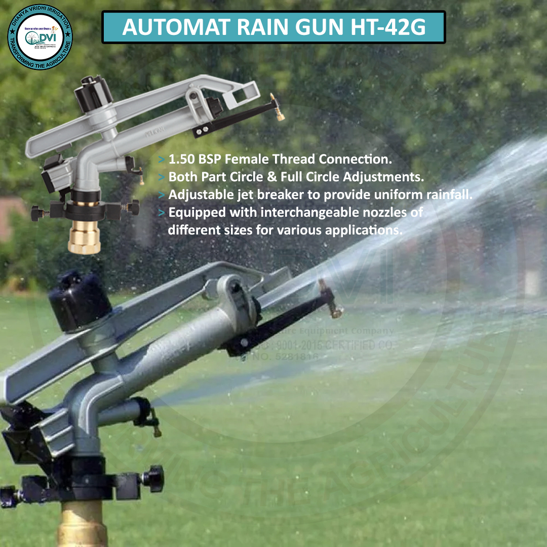 Ht42g Pelican Raingun Complete Set Diameter: 66 Meter (M)
