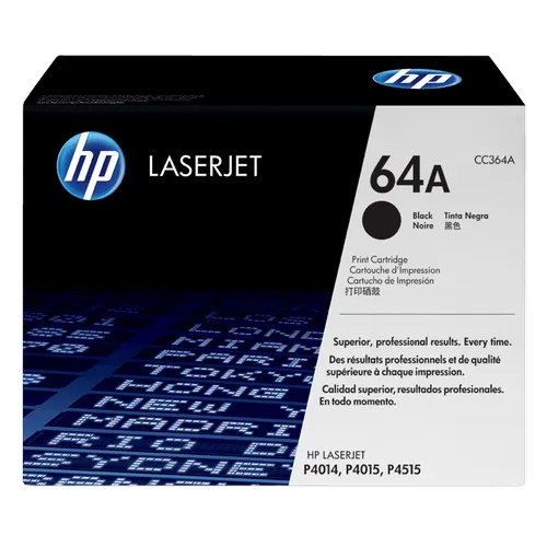 Hp 64X हाई यील्ड ब्लैक ओरिजिनल लेजरजेट टोनर कार्ट्रिज में उपयोग के लिए: प्रिंटर