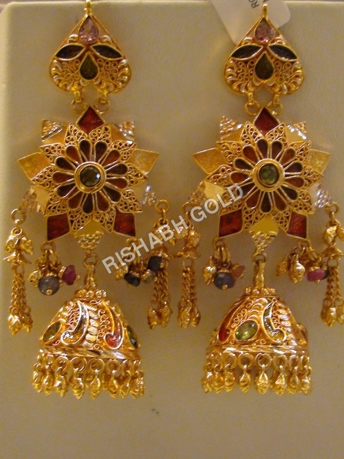 Gold Earrings - 25g | Customizable Size, Weight, Design for Women''s and Children''s Occasions Including Party, Anniversary, Engagement, Gift, and Wedding
