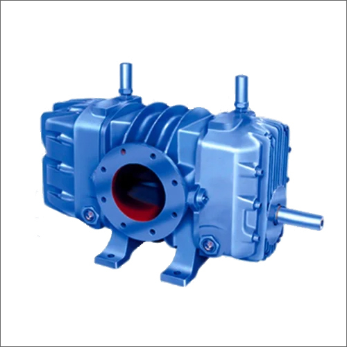 Blue Industrial Twin Lobe Roots Blowers