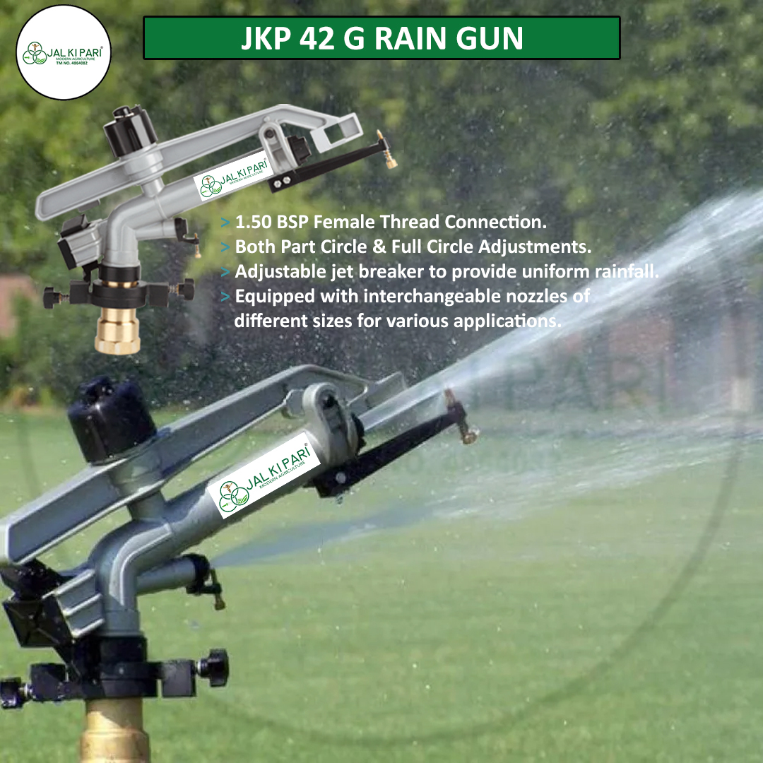 Jkp-42g 1.50 Inch Rain Gun Complete Set Diameter: 58 Meter (M)