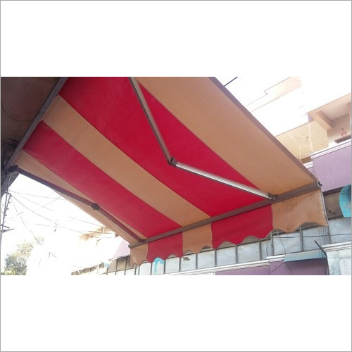 Multicolor Folding Shade Awning