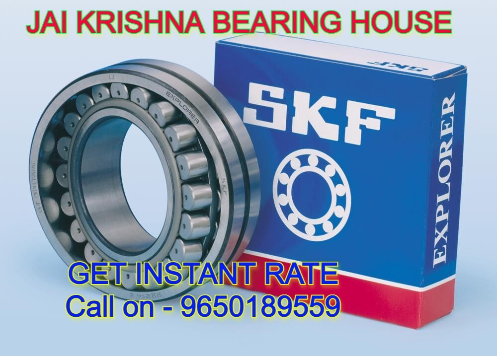 Spherical Roller Bearing - Stainless Steel, Double Row, Silver Color | Low Friction Rotation, Angular Misalignment Support, Grease Lubrication