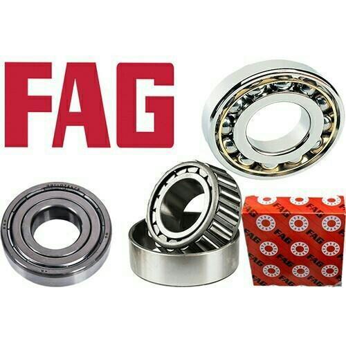 Automotive Ball Bearings Fag - Stainless Steel, Double Row, Silver | Supports High Radial And Axial Loads, Efficient Force Guidance