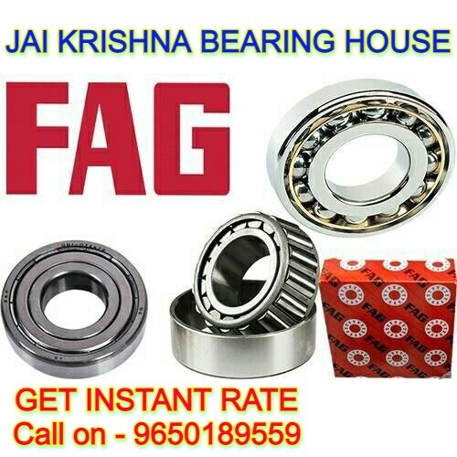 Automotive Ball Bearings Fag - Stainless Steel, Double Row, Silver | Supports High Radial And Axial Loads, Efficient Force Guidance