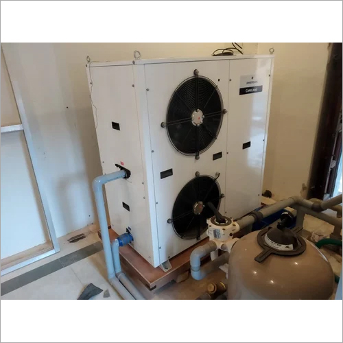 Swimming Pool Heat Pump - 2.28 kW, Stainless Steel, White | Rectangular Shape, Warranty Included