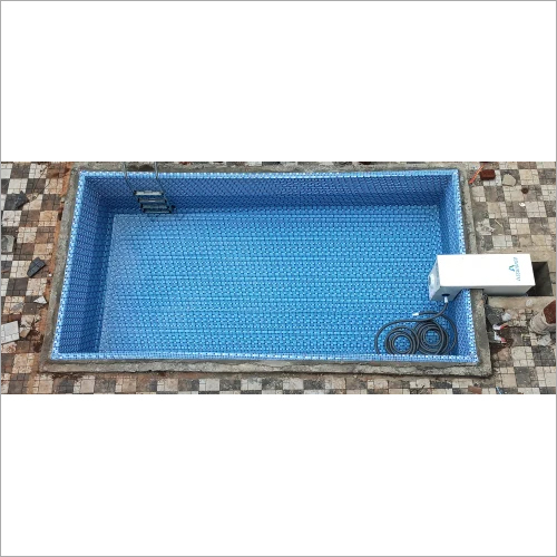 Blue Swimming Pool Pipe Less Filter