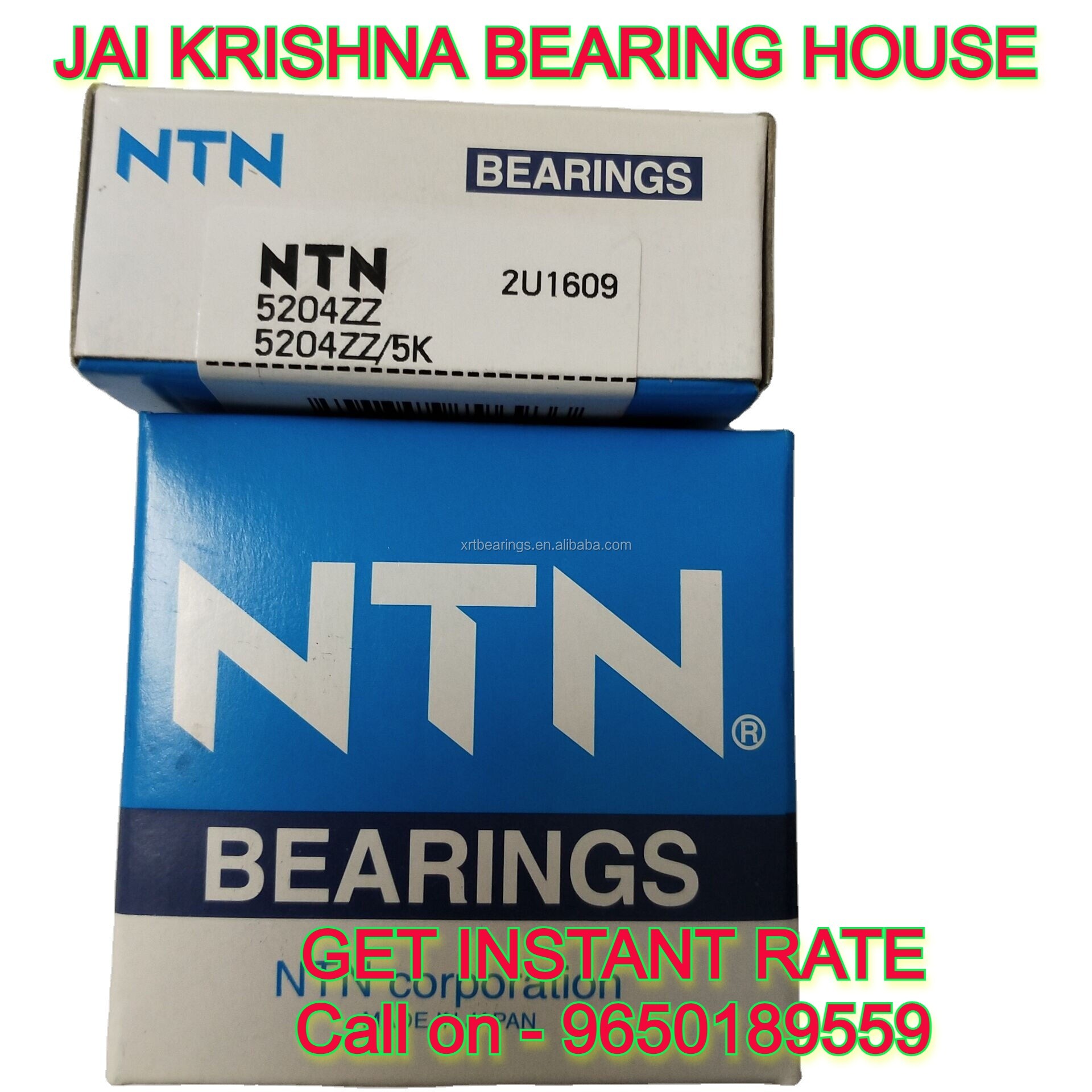 Thrust Bearing With Rotating Washer Ntn - Stainless Steel, Double Row, Silver | Grease Lubrication, High Precision, Axial Load Capacity