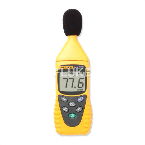 Fluke 945 Sound Level Meter - Plastic Body, Different Available Sizes, Yellow Color, Digital Display, 1.8 Db Accuracy | Ideal For Industrial Usage