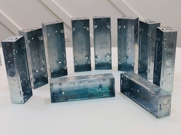 Urania Gi 8 Modular Box - Pvc Material, Silver Color | Superior Durability, Ideal For Residential And Commercial Use