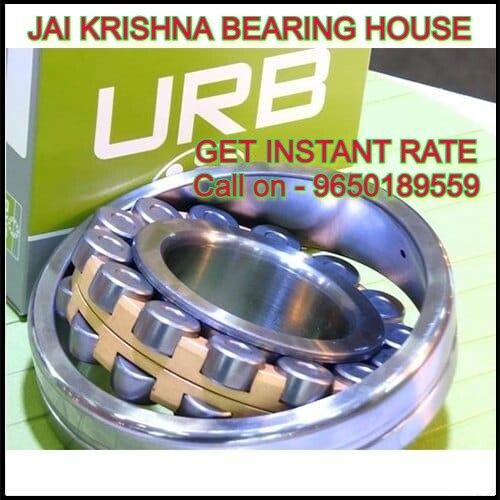 Roller Bearing Urb - Stainless Steel Double Row Silver Color | Designed For Heavy Machinery Applications In Power And Cement Industries