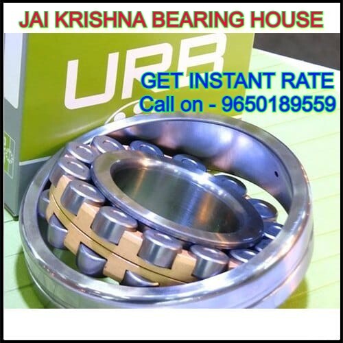 Roller Bearing Urb - Stainless Steel Double Row Silver Color | Designed For Heavy Machinery Applications In Power And Cement Industries