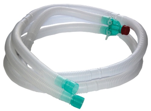White Medical Ventilator Circuit