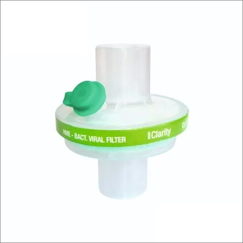 Hme Filter And Mount - High Strength Plastic, Green Color | Manual Operation, Portable Design, Hospital Use, Non-wall Mounted