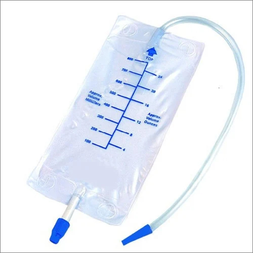 Transparent Urine Collection Bag With Measure Volume Chamber