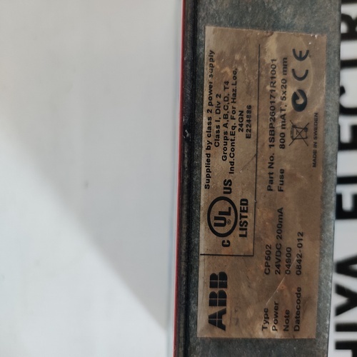 Abb 1sbp260171r1001-cp502 Hmi