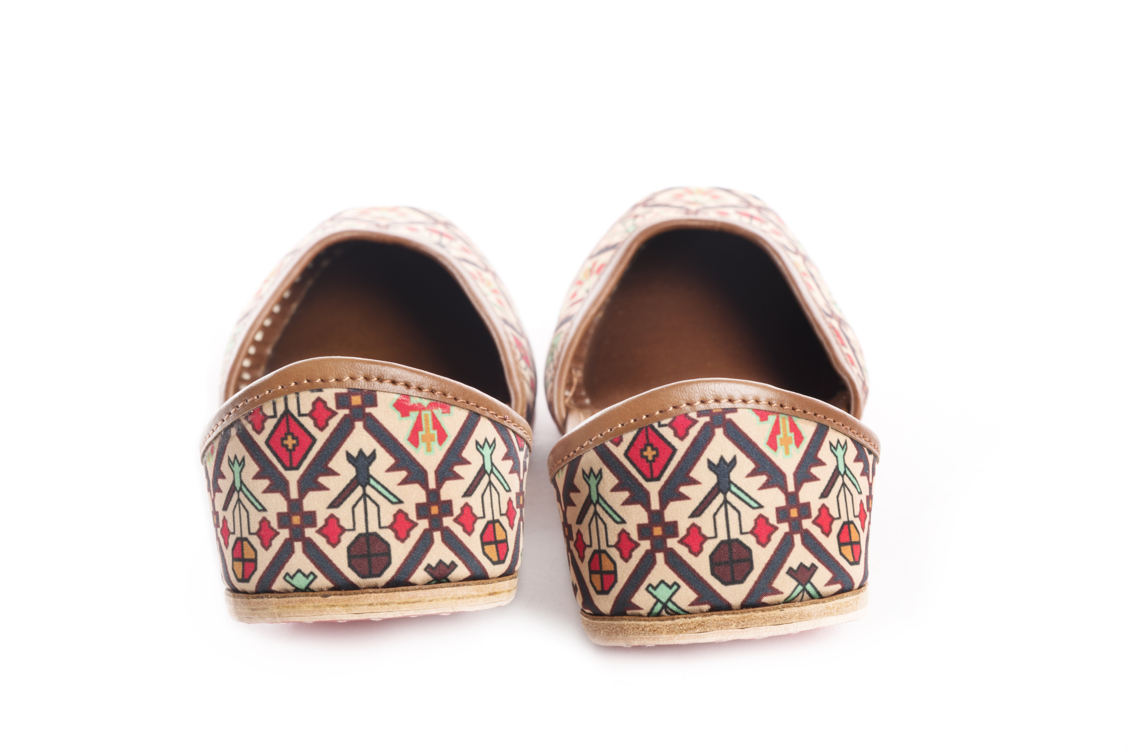 Printed Jutti - Color: Multicolor