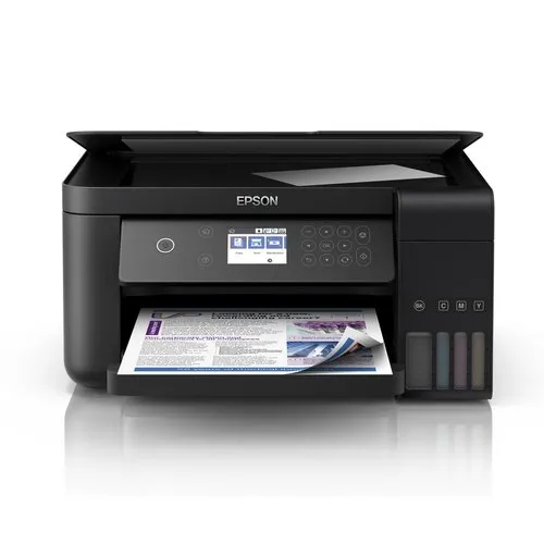 Epson EcoTank L6160 - Black & White Wireless Multifunction Ink Tank Printer | Double-Sided Printing, Print-Scan-Copy Functions, Up to 30 Pages/Min, A4 Size