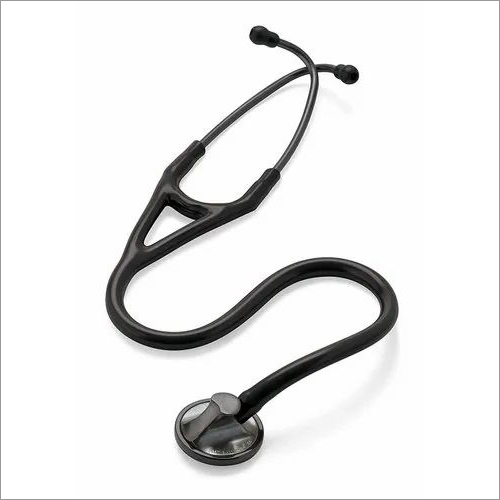 Ss 3M Littmann मास्टर कार्डियोलॉजी स्टेथोस्कोप स्मोक-फिनिश चेस्टपीस ब्लैक ट्यूब