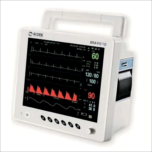 Nidek Horizon Eco Patient Monitor - 12.1 Inch TFT LCD, 30-300 bpm Heart Rate Range, ECG Analysis, NIBP Measurement, Trend Analysis, VPC Data Storage