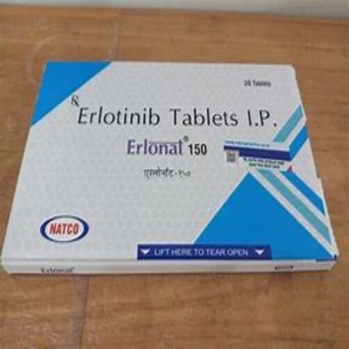 Erlonat 150 Mg Tablets - Erlotinib Hydrochloride, Pack Of 30 Tablets | Prescription Drug For Targeted Cancer Treatment, Enzyme Type: Other