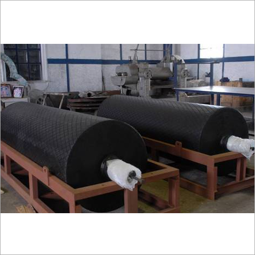 Abrasion-Resistant Belt Conveyor Rubber Return Rollers - Color: Black