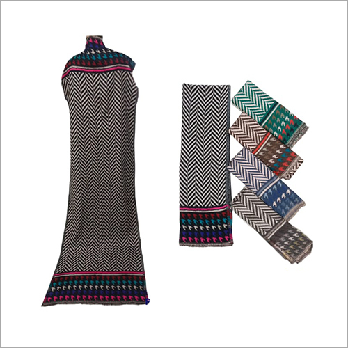 मल्टीकलर लेडीज़ लॉन्ग क्लासिक स्कार्फ