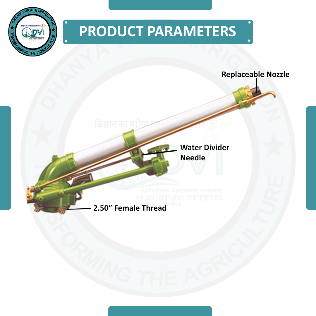 Automat Mariner Rain Gun Diameter: 62 Meter (M)