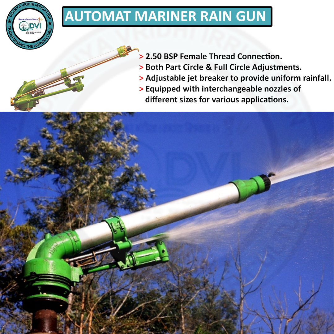 Automat Mariner Rain Gun Diameter: 62 Meter (M)