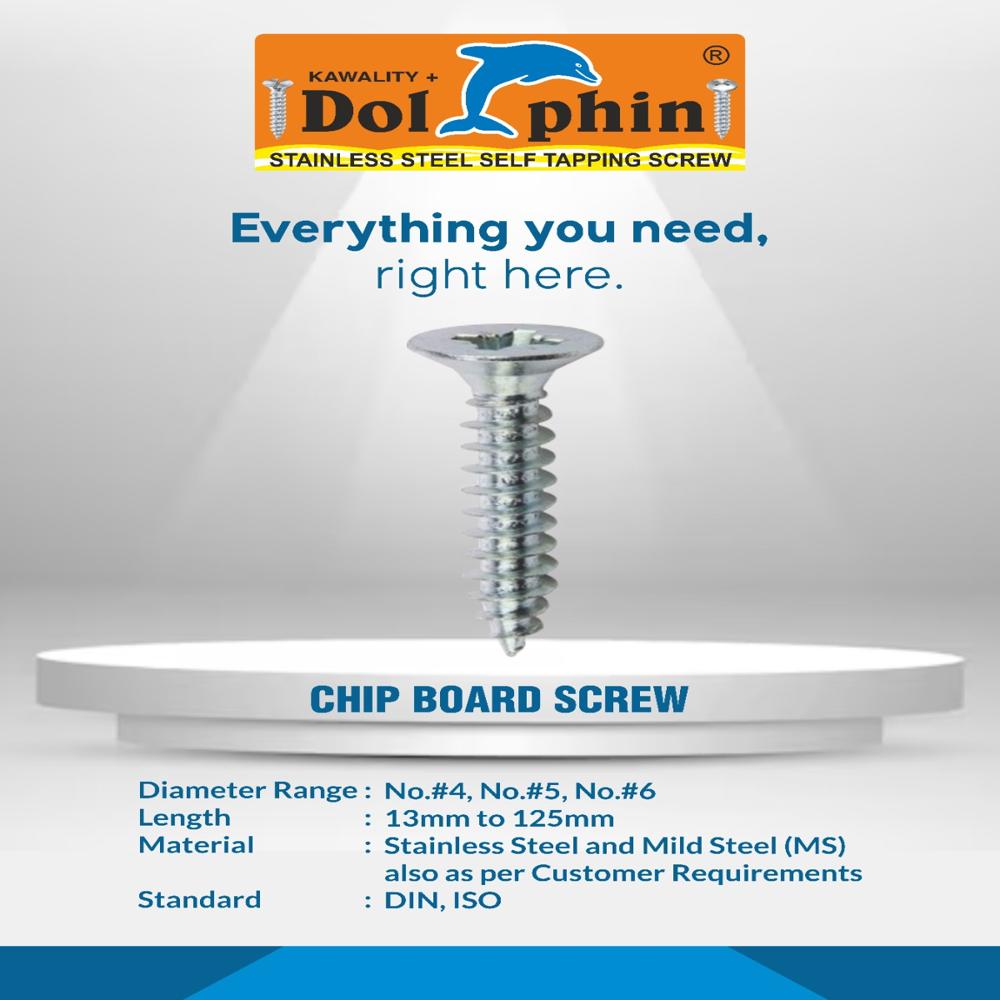 Chipboard Screw - Head Shape Type: Flat Head