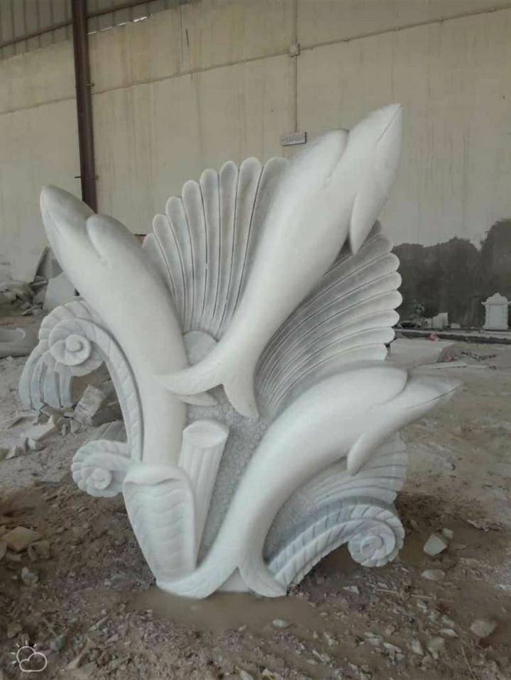Natural White Stone Artifacts
